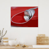 E-TYPE JAGUAR KOPLICHT POSTER (Keuken)