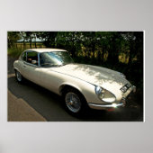 E-Type jaguar Poster (Voorkant)