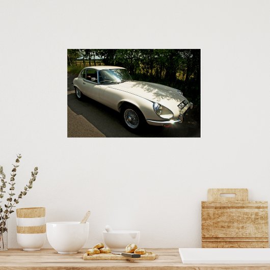 E-Type jaguar Poster (Keuken)