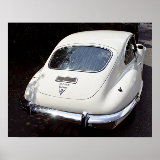 E-Type Jaguar Poster (Voorkant)