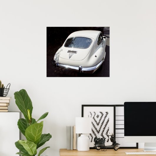 E-Type Jaguar Poster (Thuiskantoor)