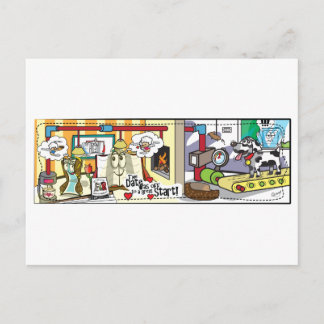 E Versus B - De datum ging goed Briefkaart