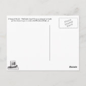 E Versus B - No.22 "Nou hallo daar" Briefkaart (Achterkant)