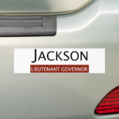 E.W. Jackson Luitenant Gouverneur Bumpersticker (Op auto)