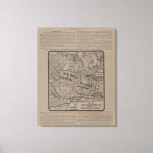 E Washington, N Idaho Canvas Afdruk