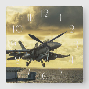 Ea18g Growler jet-lanceringsvliegtuig van carrier Vierkante Klok
