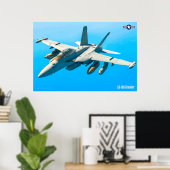 EA-18G GROWLER POSTER (Thuiskantoor)
