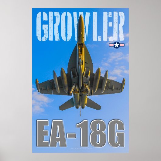 EA-18G GROWLER POSTER (Voorkant)