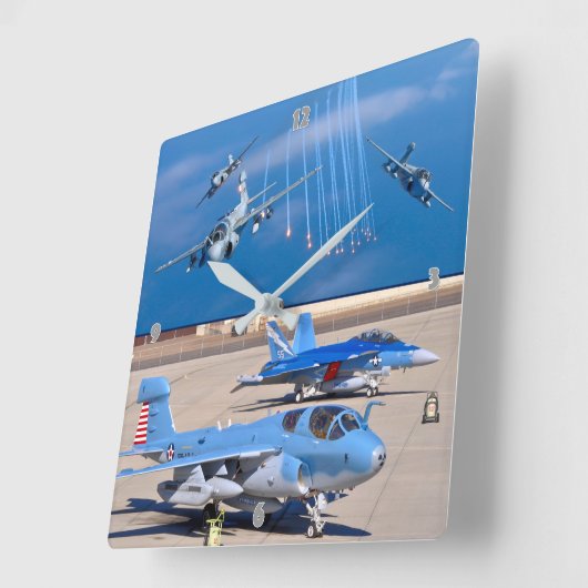 EA-6B-PROWLER VIERKANTE KLOK (Hoek)