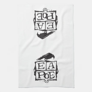 EA Poe Boxes Kitchen Towel Theedoek