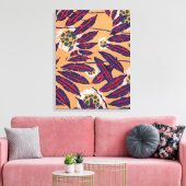 EA Séguy botanical Premium Wrapped Canvas (Insitu (Woonkamer))