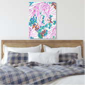 EA Séguy botanical Premium Wrapped Canvas Afdruk (Insitu (Slaapkamer))