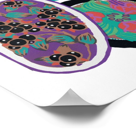 EA Séguy botanische poster voor bloemdruk (Hoek)