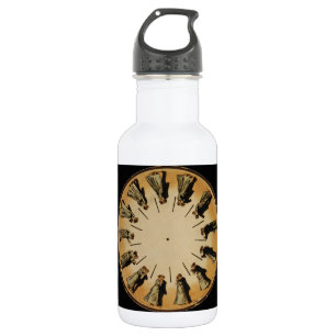 Eadweard Muybridge Couple Waltzing Phenakistoscope Waterfles