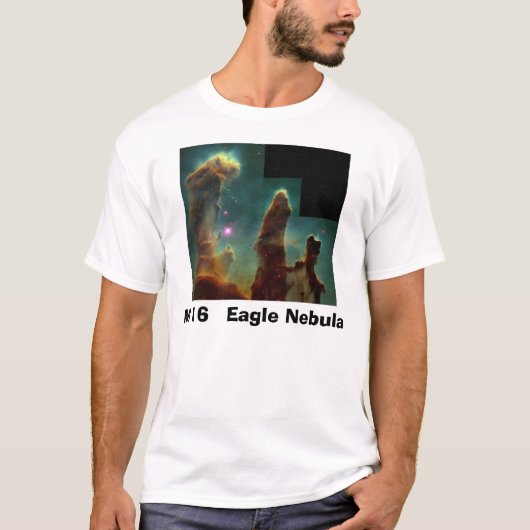 Eagle4Voltooid, M 16   Eagle Nebula T-shirt (Voorkant)