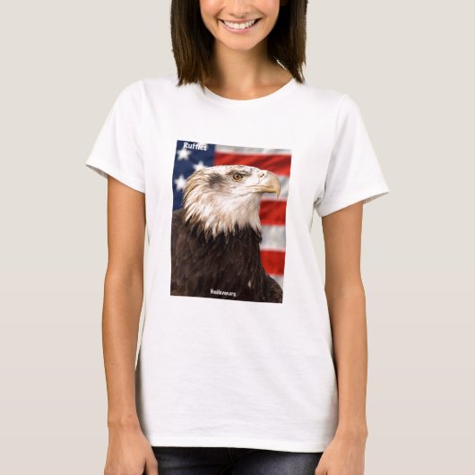 Eagle a adapté le T-shirt de dames (Devant)