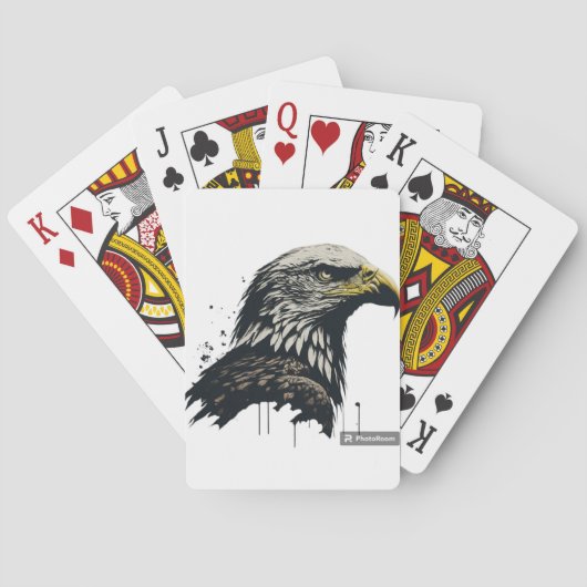 Eagle Acrobatics Pokerkaarten (Achterkant)