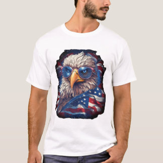 Eagle American Flag T-shirt