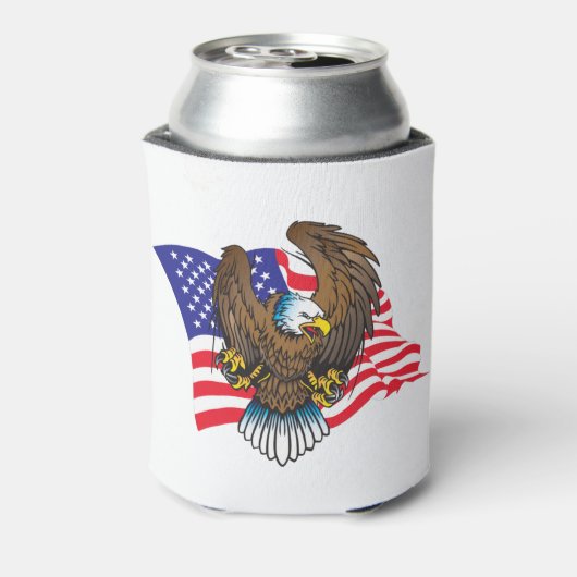 Eagle-and-Flag Blikjeskoeler (Blikje Achterkant)