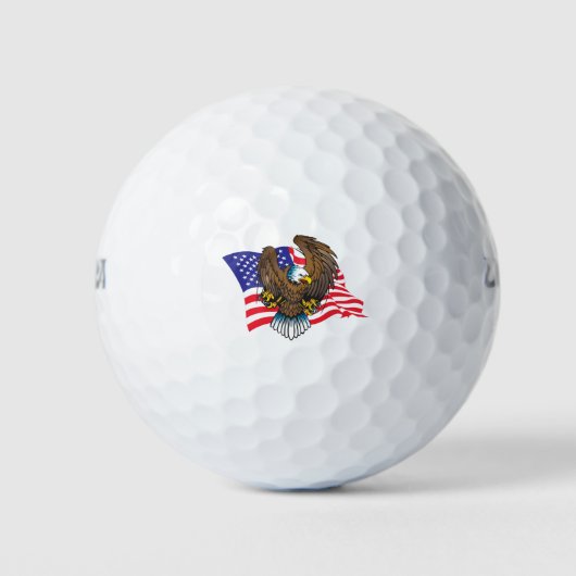 Eagle-and-Flag Golfballen (Voorkant)