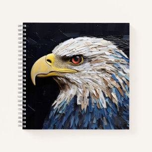 Eagle Animal Bird Art Decor Verf Mozaïek Notitieboek