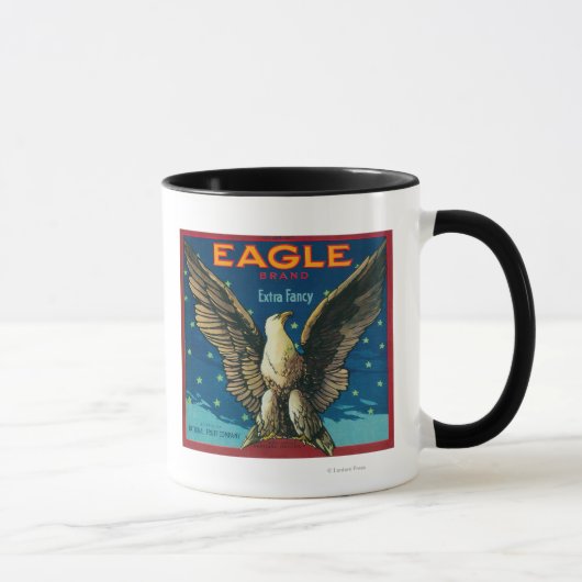 Eagle Apple Crate Label Mok (Rechts)