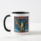 Eagle Apple Crate Label Mok (Links)