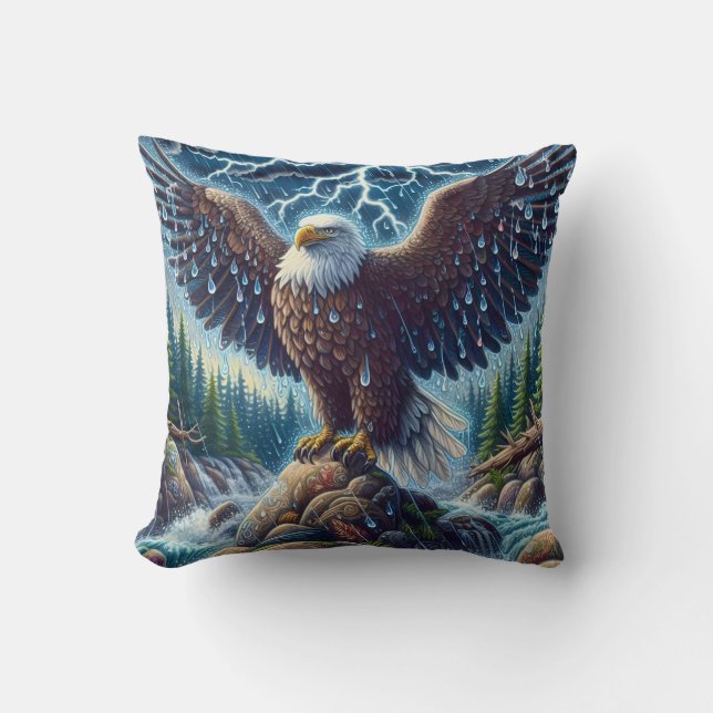 Eagle Art Sierkussen (Voorkant)