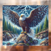 Eagle Art Window Cling Raamsticker (Vel 2)