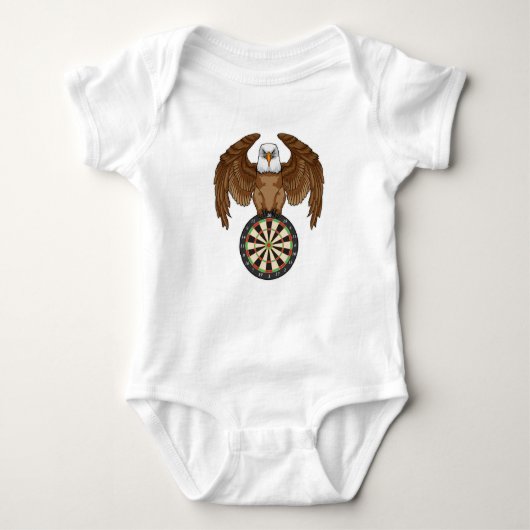 Eagle at Darts with Dartboard Romper (Voorkant)