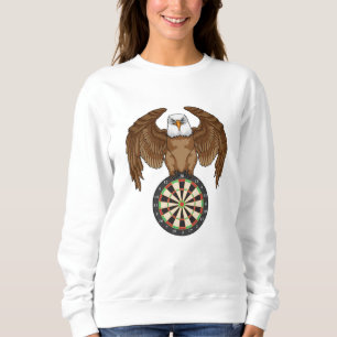 Eagle at Darts with Dartboard Trui