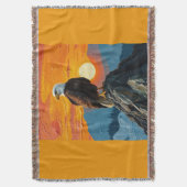 Eagle at Sunset Deken (Voorkant Verticaal)