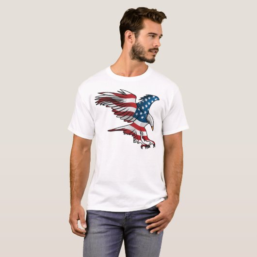 Eagle attack t-shirt (Voorkant volledig)