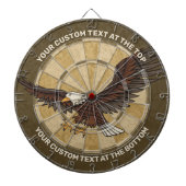 Eagle Attacking Dart Board Dartbord (Voorkant)