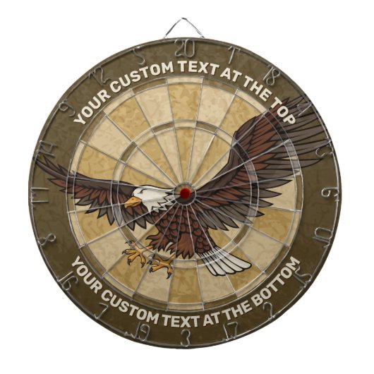 Eagle Attacking Dart Board Dartbord (Voorkant)