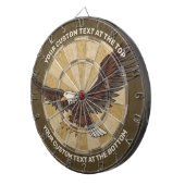 Eagle Attacking Dart Board Dartbord (Voorkant Rechts)