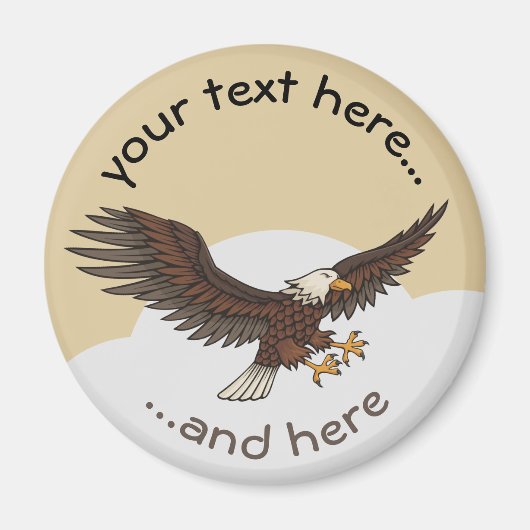 Eagle Attacking Magneet (Voorkant)