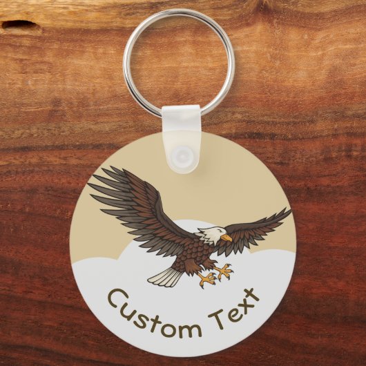 Eagle Attacking Sleutelhanger (Voorkant)