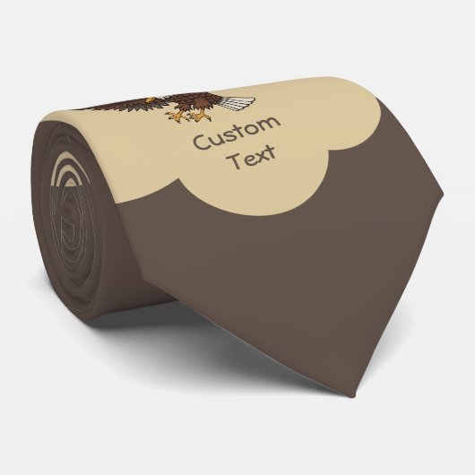 Eagle Attacking Stropdas (Opgerold)