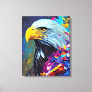 Eagle Bald Eagle Animal Discovery Adventure Natuur Canvas Afdruk