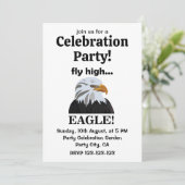 Eagle Bald Eagle Fly High Eagle Celebration Party Kaart (Staand voorkant)