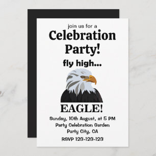 Eagle Bald Eagle Fly High Eagle Celebration Party Kaart