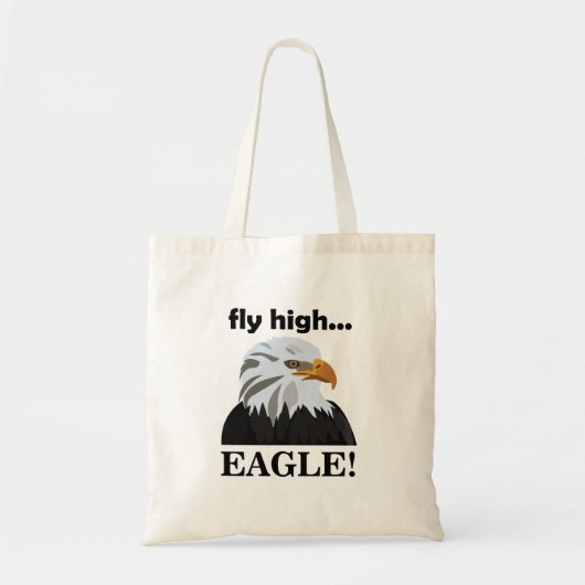 Eagle Bald Eagle Fly High Eagle Tote Bag (Voorkant)