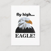 Eagle Bald Eagle Fly High Eagle Visitekaartje (Voorkant)