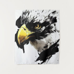 Eagle Bald Wild Natuur Free Spirit Art Brush Paint Wandkleed