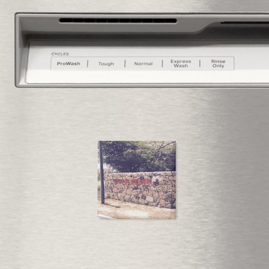 Eagle Beach - Magnet Carré de 2 pouces (In Situ (Lave-vaisselle))