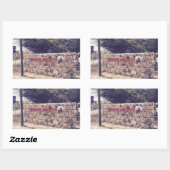 Eagle Beach - Stickers Rectangle, Glossy (Feuille)