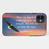 Eagle bible verse Isaiah 40:31 Case-Mate iPhone Case (Achterkant (horizontaal))