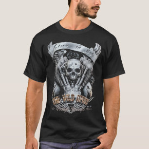 Eagle Biker Native Amerikaanse Indiaanse Motorfiet T-shirt