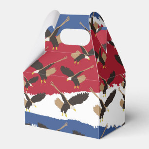 Eagle Bird USA Patriotic American Flag Bedankdoosjes